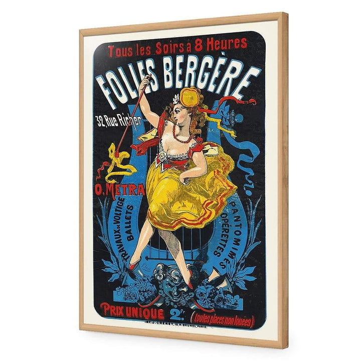 Dancing Girl By Folies Bergere Wall Art