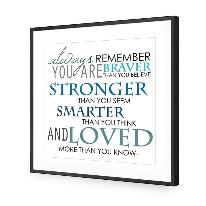 Always Remember (Square) Wall Art