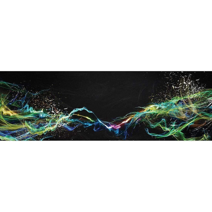 Electricity On Black (Long) Wall Art