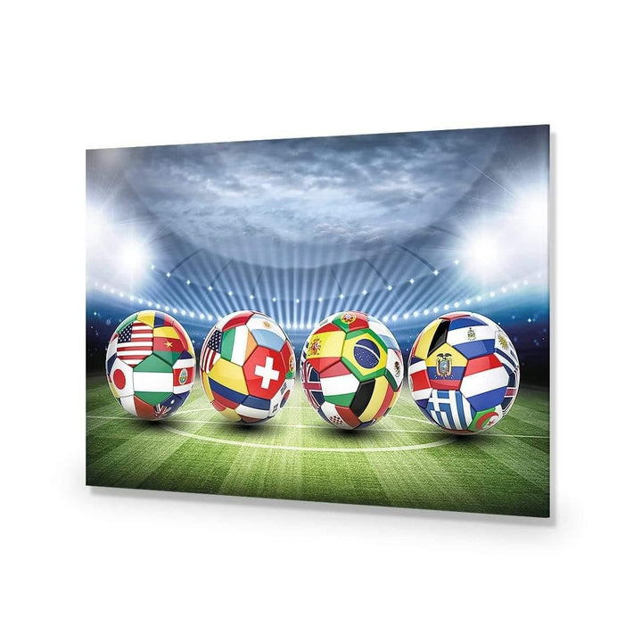 World Cup Footy Flags Wall Art