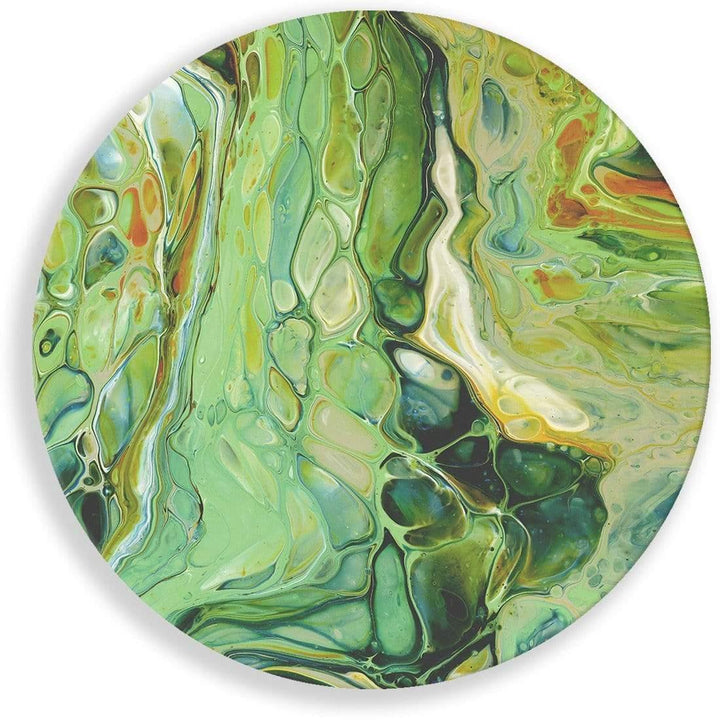 Romanticism in Nature Abstract Circle Acrylic Glass Wall Art